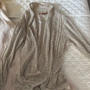 Cream colored cardigan